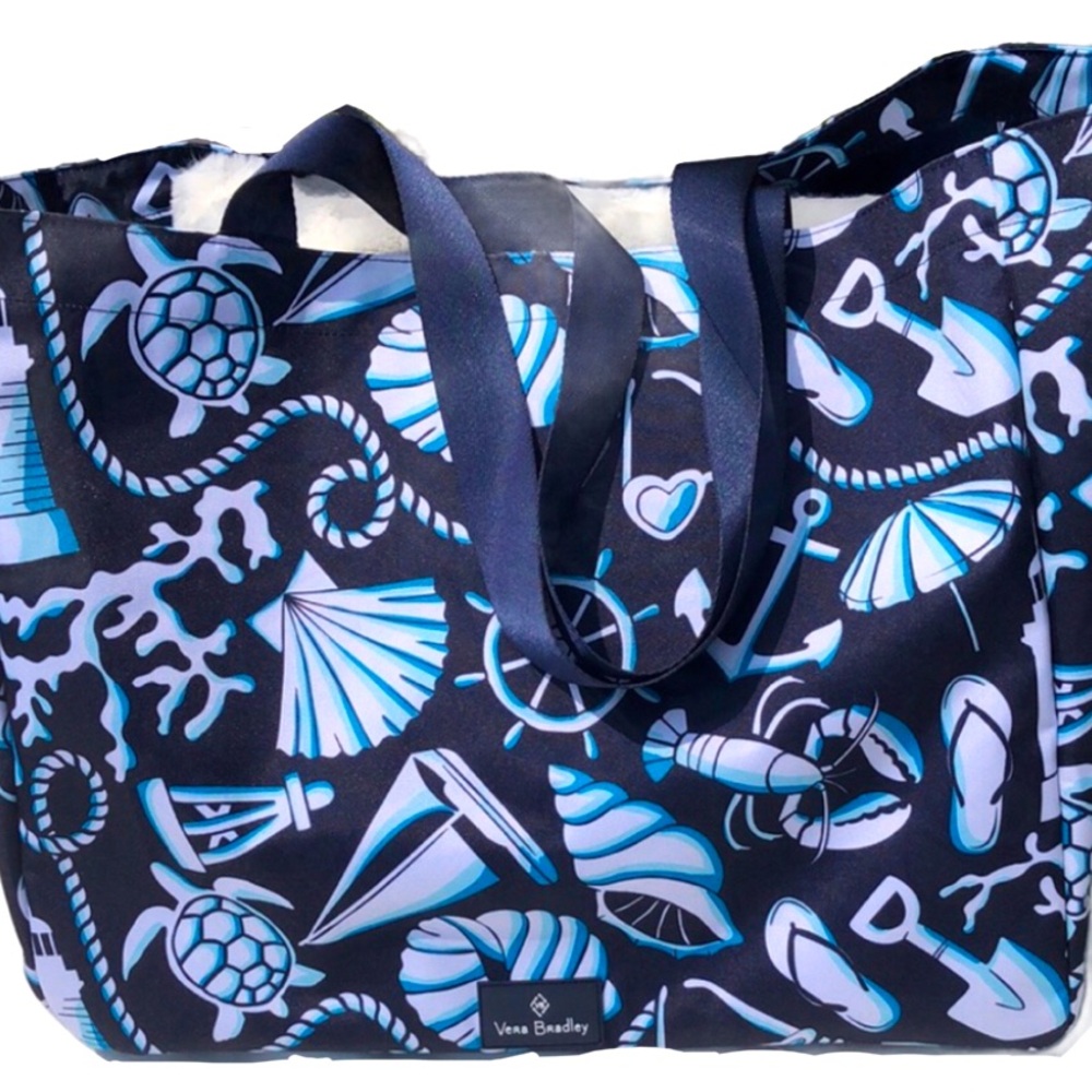 VERA BRADLEY Lighten Up Blue Shore Enough Design Bundle Of 3 NWT - Picture 3 of 17